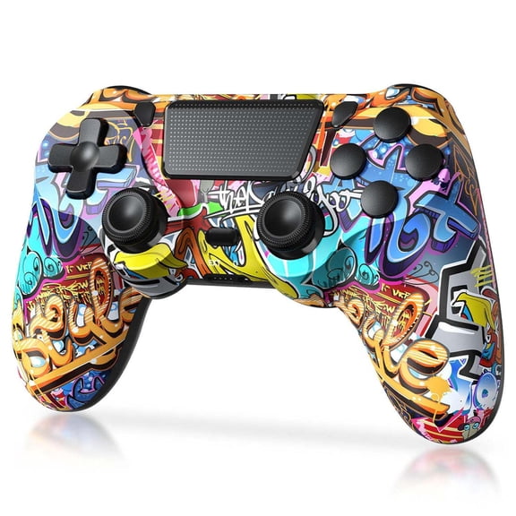 SIXGOLDHUA Gaming Controller for P4/Slim/Pro & PC, P4 Wireless Controller with Dual Vibration & 6-Asix Gyro Motion Control