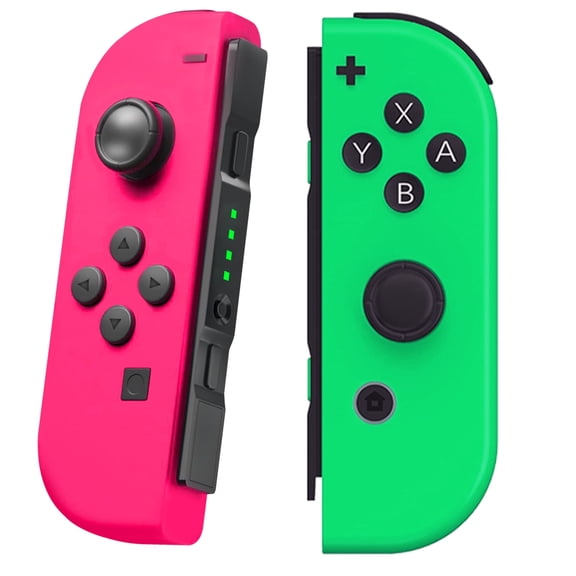 SIXGOLDHUA (L/R) Game Controller Compatible with Nintendo Switch Controller for Switch Remote Joy Con, Support Dual Vibration/Motion Control - Dual Pink