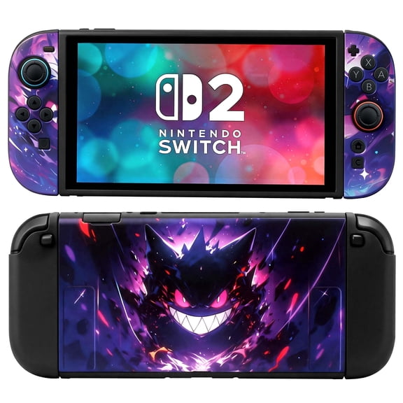 SIXGOLDHUA Proetctive Case for Nintendo Switch 2 (2025), Soft Dockable Protective Cover Shell for Anti-Scratch and Shock with Screen Protector