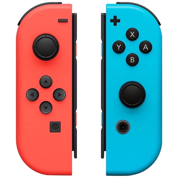 SIXGOLDHUA Wireless Controller for Nintendo Switch Controller, Joypad (L/R) Support Vibration/Motion Control/Wake-Up - Red & Blue