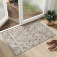 thumbnail image 1 of SIXHOME 2'x3' Small Area Rugs for Living Room Washable Rugs Boho Large Area Rug Modern Geometric Neutral Living Room Rug Carpet Soft Rugs for Bedroom Dining Room Office Home Decor Dark Brown, 1 of 5