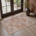 thumbnail image 1 of SIXHOME 2'x3' Eastern Classic Area Rug Washable Distressed Carpet Vintage Medallion Rugs for Living Room Bedroom Kitchen Dining Room Retro Neutral Home Decor Red, 1 of 5
