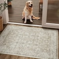 thumbnail image 1 of SIXHOME 2'x3' Small Entry Rug Door Mat Washable Area Rugs Ombre Vintage Floral Door Rug Aesthetic Carpet Soft Rugs for Bedroom Kitchen Bathroom Entryway Laundry Room Retro Home Decor Taupe, 1 of 6
