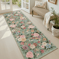 thumbnail image 1 of SIXHOME 2'x6' Runner Rug Floral Washable Rugs for Living Room Bedroom Dining Room Soft Vintage Flower Non Slip Carpet Indoor Rug Green, 1 of 5
