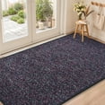 thumbnail image 1 of SIXHOME Door Mats for Inside 24"x47" Non Slip Rubber Welcome Mat for Inside Low-Profile Dirt Trapper Indoor Door Mats for Entryway Soft Absorbent Washable Entry Rug Floor Mats Modern Doormat Purple, 1 of 7