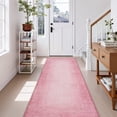 thumbnail image 1 of SIXHOME 2'x6' Runner Rugs for Hallway Washable Boho Soft Neutral Abstract Gradient Rug Runner for Entryway Kitchen Laundry Room Bedroom Non Slip Rubber Backing Pink, 1 of 7