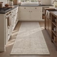 thumbnail image 1 of SIXHOME 2'x6' Vintage Distressed Area Rug Soft Washable Non-Slip Carpet American Classic Retro Rug with Geometric Rugs for Living Room Bedroom Neutral Home Decor Beige, 1 of 6