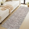 thumbnail image 1 of SIXHOME 2'x6' Runner Rug Machine Washable Runner Carpet Vintage Traditional Rug Runner for Bedroom Kitchen Entryway Indoor Soft Non Slip Runner Retro Home Decor Brown, 1 of 5