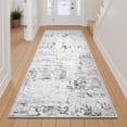 thumbnail image 1 of SIXHOME 2'x6' Runner Rug Machine Washable Runner Soft Modern Abstract Area Rug for Entryway Bedroom Kitchen Laundry Room Bathroom Aesthetic Home Decor Neutral Gray Runner, 1 of 6