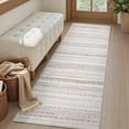 thumbnail image 1 of SIXHOME 2'x8' Runner Rugs for Hallway Washable Boho Soft Neutral Geometric Moroccan Rug Runner for Entryway Kitchen Laundry Room Bedroom Non Slip Rubber Backing Brown, 1 of 6