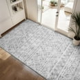thumbnail image 1 of SIXHOME 3'x5' Area Rugs for Living Room Washable Rugs Boho Area Rug Geometric Neutral Living Room Rug Carpet Soft Rugs for Bedroom Non Slip Entryway Rug Modern Home Decor Gray, 1 of 7