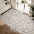 thumbnail image 1 of SIXHOME 3'x5' Area Rugs for Living Room Washable Rugs Boho Area Rug Geometric Neutral Living Room Rug Carpet Soft Rugs for Bedroom Non Slip Entryway Rug Modern Home Decor Taupe, 1 of 6