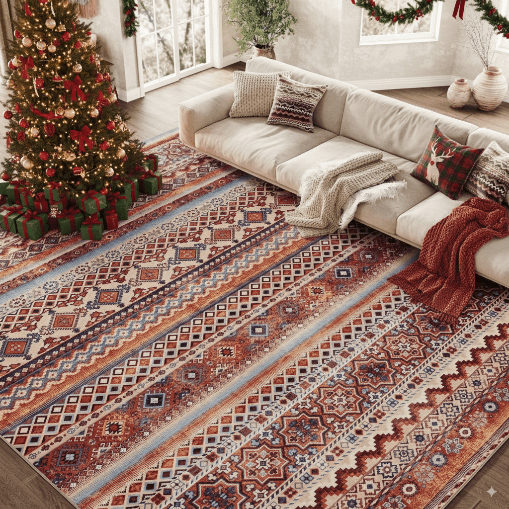 SIXHOME Machine Washable Rugs, 3'x5' Boho Area Rugs for Living Room ...