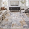 thumbnail image 1 of SIXHOME 5'x7' Area Rug Abstract Washable Rugs for Living Room Bedroom Carpet Soft Modern Indoor Rug Taupe Gray, 1 of 8