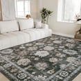 thumbnail image 1 of SIXHOME 5'x7' Area Rug Washable Retro Living Room Bedroom Carpet Soft Floral Distressed Indoor Rug Vintage Brown, 1 of 7