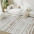 5'x7' Area Rugs for Living Room Machine Washable Rug Boho Geometric