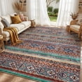 thumbnail image 1 of SIXHOME 6'x9' Tribal Geometric Area Rug Large Indoor Carpet for Living Room Bedroom Dining Room Boho Decor Green, 1 of 6