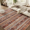 Size: 5' x 7', Actual Color: Colorful and Red