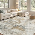 thumbnail image 1 of SIXHOME 5'x7' Washable Non-Slip Area Rug, Modern Abstract Light Tan Rugs, Ultra-Soft Indoor Farmhouse Carpet for Living Room, Bedroom, Dining Room, 1 of 9