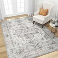 thumbnail image 1 of SIXHOME 6'x9' Area Rugs for Living Room Washable Rug Vintage Medallion Living Room Rug Distressed Soft Carpet Large Area Rugs for Bedroom Dinning Room Office Indoor Retro Home Decor Gray, 1 of 8