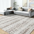 thumbnail image 1 of SIXHOME 6'x9' Area Rugs for Living Room Washable Rugs Boho Geometric Living Room Rug Moroccan Neutral Carpet Non Slip Soft Distressed Rugs for Bedroom Dining Room Office Modern Home Decor Brown, 1 of 5