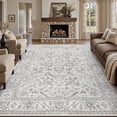 thumbnail image 1 of SIXHOME 10'x12' Area Rugs for Living Room Washable Rugs Carpet Vintage Traditional Rugs for Bedroom Dinning Room Office Soft Non Slip Large Area Rug Retro Home Decor Light Gray, 1 of 7