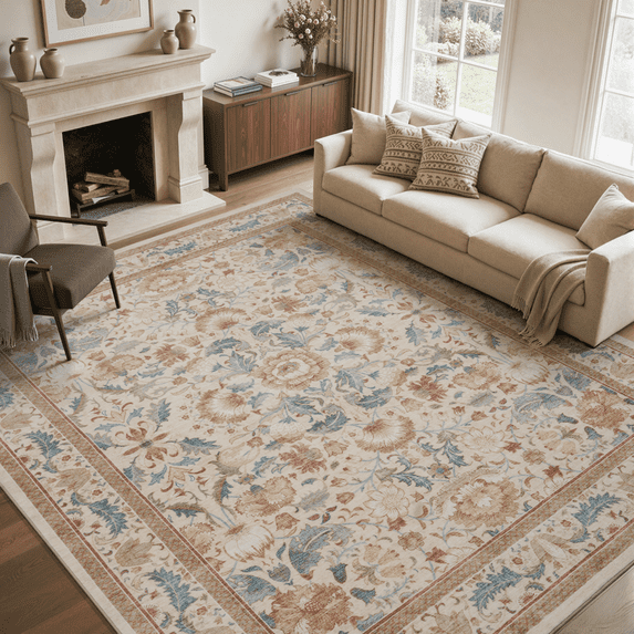SIXHOME 6'x9' Area Rugs for Living Room Machine Washable Area Rugs Soft ...