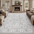 thumbnail image 1 of SIXHOME 8'x10' Area Rugs for Living Room Washable Rugs Carpet Vintage Traditional Rugs for Bedroom Dinning Room Office Soft Non Slip Large Area Rug Retro Home Decor Light Gray, 1 of 7