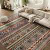 Size: 8' x 10', Actual Color: Colorful and Green