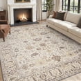thumbnail image 1 of SIXHOME 8'x10' Area Rugs for Living Room Rugs for Bedroom Vintage Soft Floral Area Rug Washable Botanical Printed Carpet Non Slip Oriental Rug for Dining Room and Farmhouse Home Decor Beige, 1 of 6