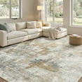 thumbnail image 1 of SIXHOME 8'x10' Washable Non-Slip Area Rug, Modern Abstract Light Tan Rugs, Ultra-Soft Indoor Farmhouse Carpet for Living Room, Bedroom, Dining Room, 1 of 9