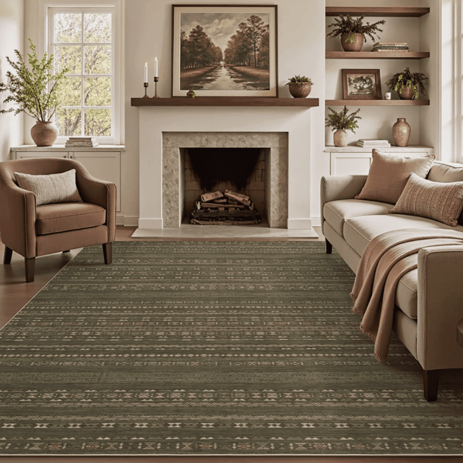 Boho05-Modern Green