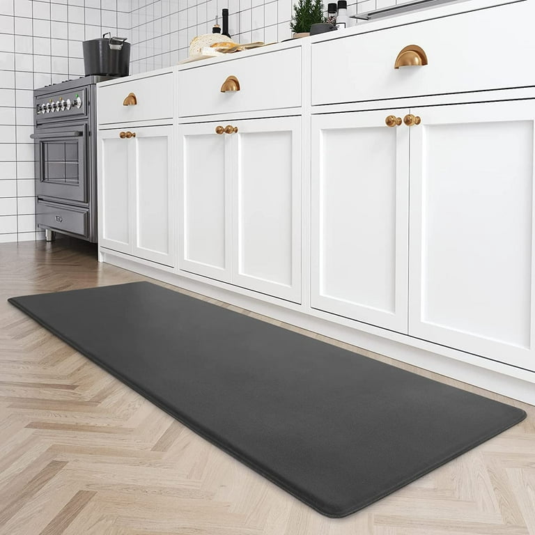 SIXHOME Anti Fatigue Mat for Kitchen Floor 17 x 32 Non-Slip Soft Kitchen  Rug 1/2 inch Thick Extra Support Standing Pad Black 