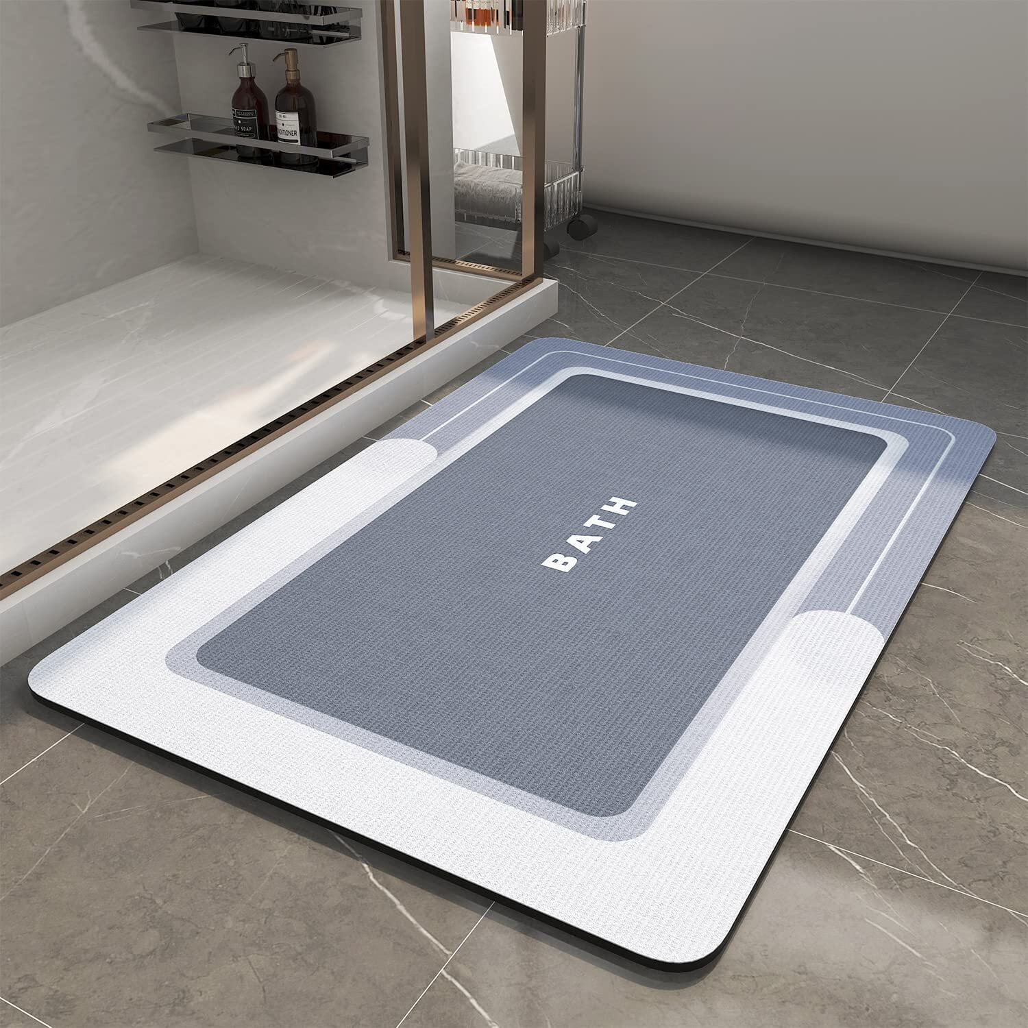 SIXHOME Bath Mat Rug 17"x27" Innovative Bathroom Rugs Mat Super ...