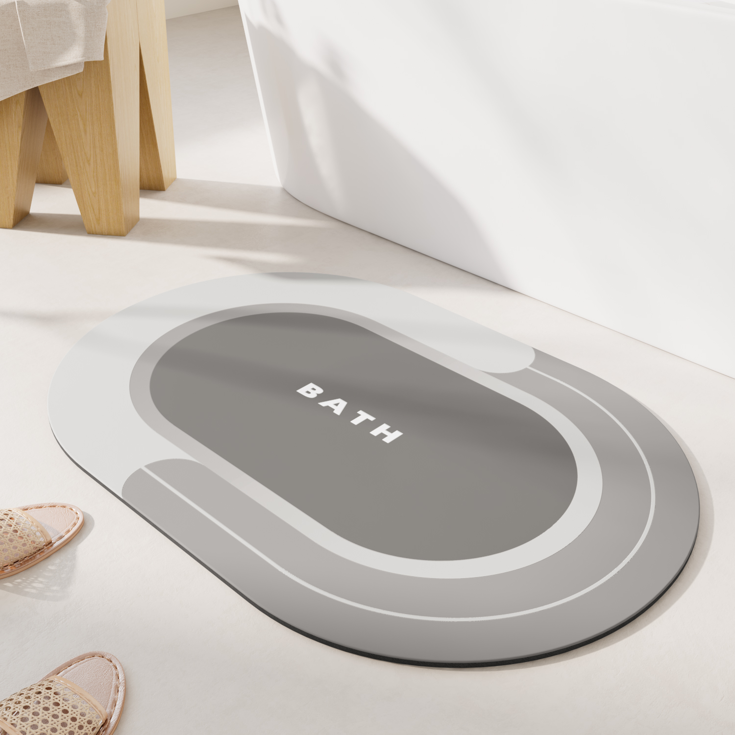 JOOJA Bath Mat Rug 19.7"x31.5" Super Absorbent Floor NonSlip Mats