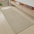 thumbnail image 1 of SIXHOME Bathroom Rugs Non Slip Bath Mat Chenille Soft Absorbent Quick Dry Bath Rugs for Bathroom Floor with Rubber Backing Machine Washable Bathmat Boho Bathroom Decor 24"x71" Beige, 1 of 8
