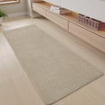thumbnail image 1 of SIXHOME Bathroom Rugs Non Slip Bath Mat Chenille Soft Absorbent Quick Dry Bath Rugs for Bathroom Floor with Rubber Backing Machine Washable Bathmat Boho Bathroom Decor 17"x59" Beige, 1 of 8