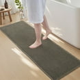 thumbnail image 1 of SIXHOME Bathroom Rugs Waffle Bathroom Runner 2' x 6' Super Soft Absorbent Non Slip Bath Mat Beside Tub Rubber Backed Machine Washable Bathroom Rugs with Tassels Boho Bathroom Decor Green, 1 of 8