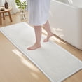 thumbnail image 1 of SIXHOME Bathroom Rugs Waffle Bathroom Runner 2' x 6' Super Soft Absorbent Non Slip Bath Mat Beside Tub Rubber Backed Machine Washable Bathroom Rugs with Tassels Boho Bathroom Decor White, 1 of 7