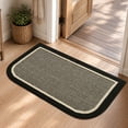 thumbnail image 1 of SIXHOME Door Mat Welcome Mat 24"x35" Non-Slip Front Door Mat Absorbent Low Profile Dirt Trapper Indoor Door Mat Ouside Entryway Rug Soft Machine Washable Floor Mat Black, 1 of 8