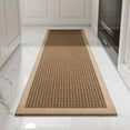 thumbnail image 1 of SIXHOME Kitchen Runner Rugs 20"x71" Long Non-Skid Kitchen Mat, Washable Hallway Rug for Kitchen, Absorbent Twill Kitchen Decor Mat Brown Beige, 1 of 5