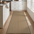 thumbnail image 1 of SIXHOME 20" x 71" Kitchen Rug and Mat Nonslip Stripes Indoor Floor Rug Beige, 1 of 7