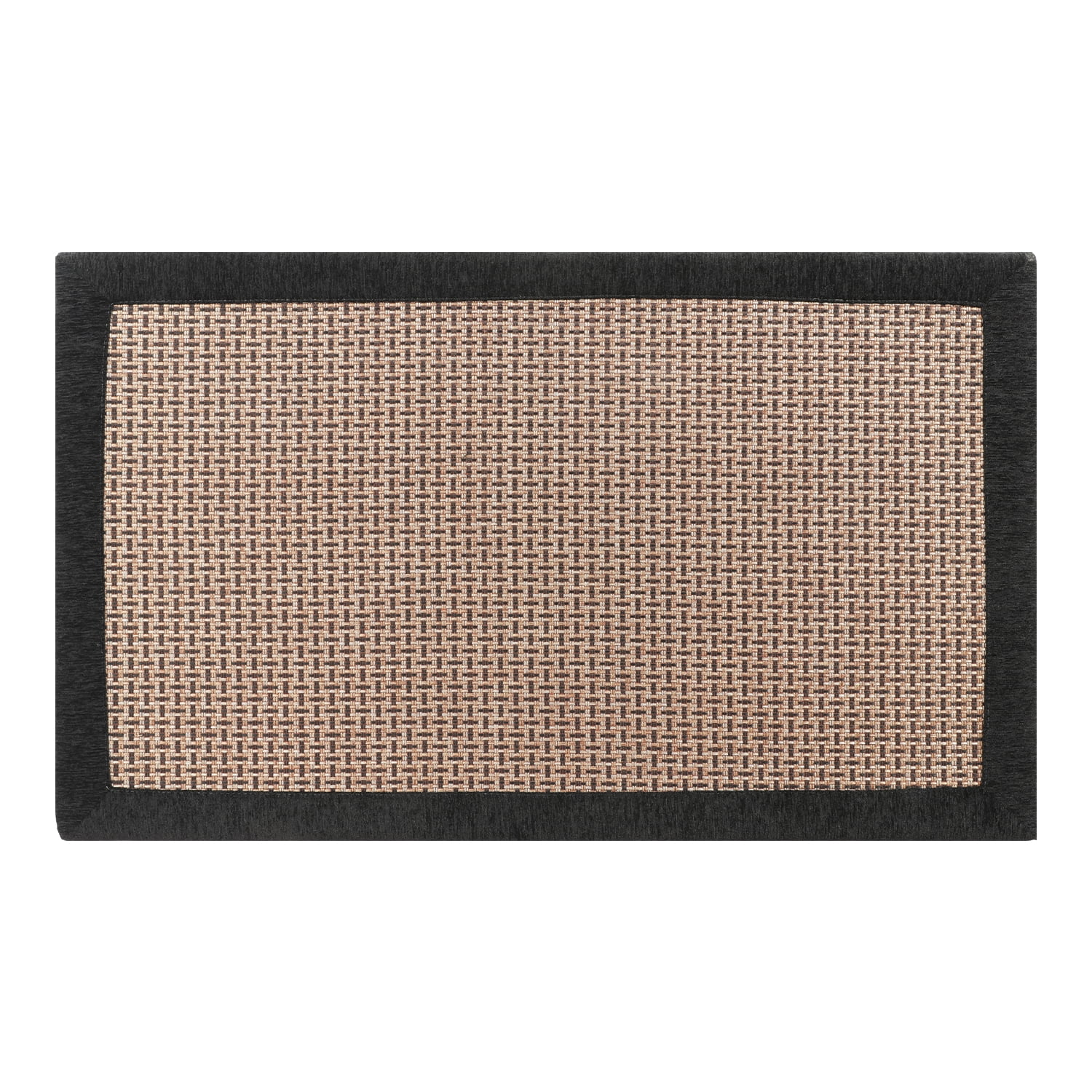 SIXHOME Kitchen Mat Rug 23.6"x39.4" Black Kitchen Rugs NonSkid Twill