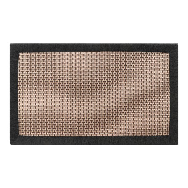 SIXHOME Kitchen Mat Rug 23.6"x39.4" Black Kitchen Rugs NonSkid Twill