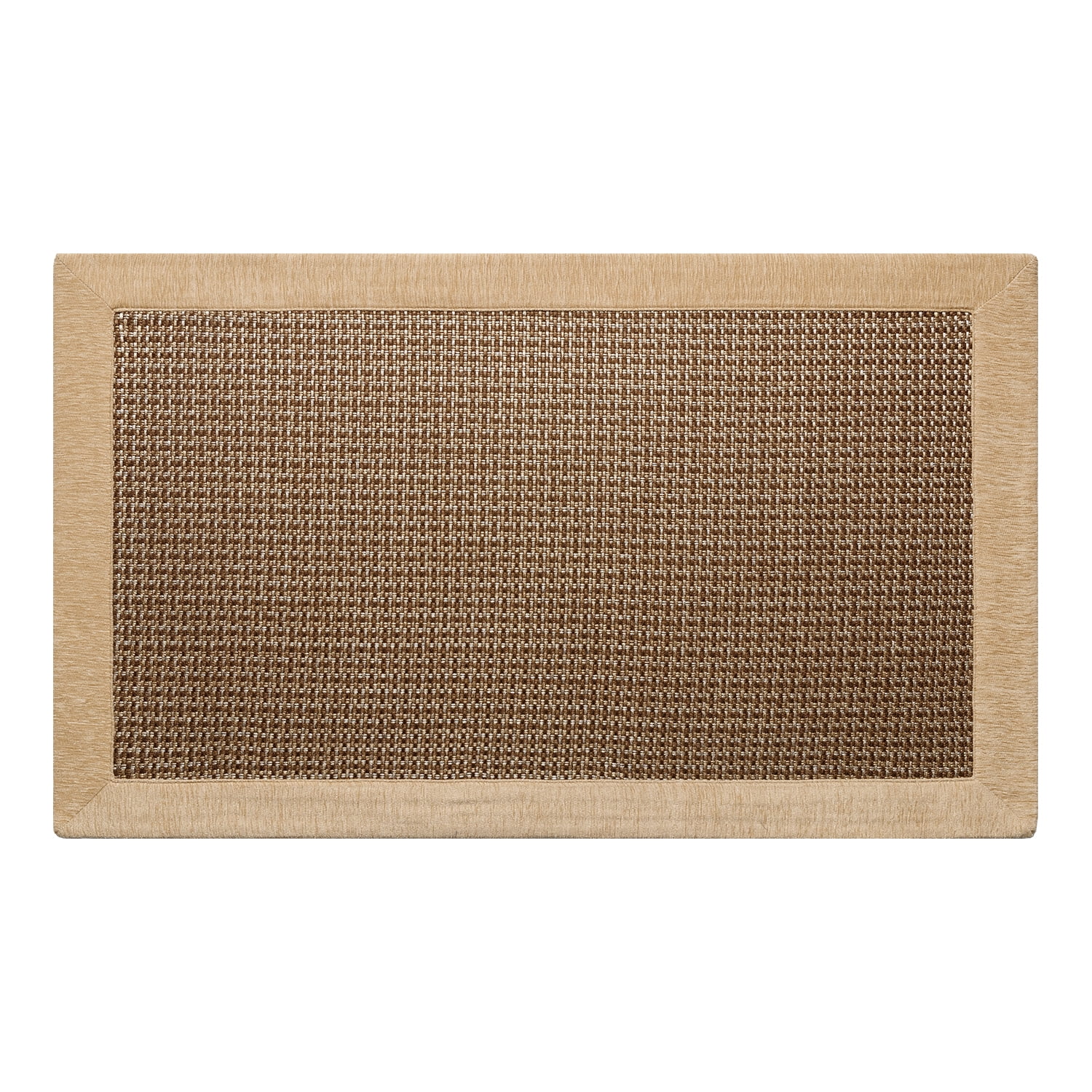 SIXHOME Kitchen Mat Rug 23.6"x39.4" Brown Kitchen Rugs NonSkid Twill