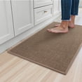 thumbnail image 1 of SIXHOME Washable Kitchen Rug, Absorbent Non-Slip Woven Floor Mat, 20"x32", Brown, Small Rugs for Sink, Laundry, Hallway, Bathroom, 1 of 8