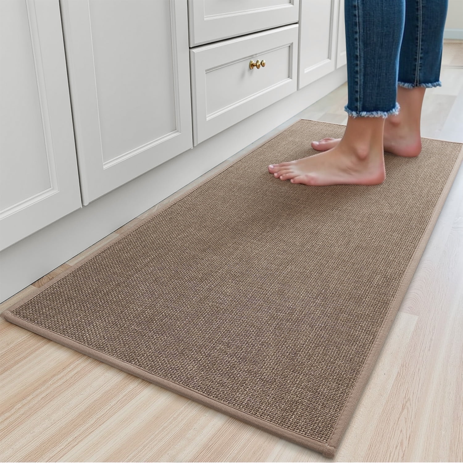 SIXHOME Washable Kitchen Rug, Absorbent Non-Slip Woven Floor Mat, 20 ...