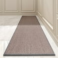 thumbnail image 1 of SIXHOME Kitchen Rugs and Runners Non Slip Washable Kitchen Mat Absorbent Kitchen Floor Mats Rubber Backed Kitchen Runner Rug Front of Sink 20"x47" Gray Brown, 1 of 7