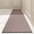thumbnail image 1 of SIXHOME Kitchen Rugs and Runners Non Slip Washable Kitchen Mat Absorbent Kitchen Floor Mats Rubber Backed Kitchen Runner Rug Front of Sink 20"x47" Gray Brown, 1 of 7