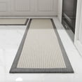 thumbnail image 1 of SIXHOME Kitchen Rugs and Mats 2 PCS Set 20"x32"+20"x48" Non Skid Washable Absorbent Rug Twill Decor Kitchen Floor Mats for in Front of Sink Gray Brown, 1 of 6